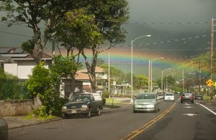 Drive to Manoa Falls