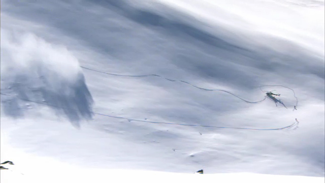 Norway Slide Almost Takes Out Heli